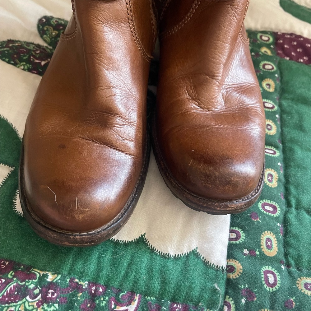 Brown Leather FRYE Phillips Riding Boot - Picture 4 of 13